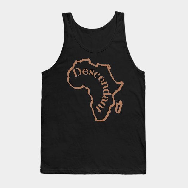 DESCENDANT AFRICAN CONTINENT Tank Top by H.E.R.  World 